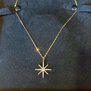 COPY - Diamond Star Necklace 1/2 ct tw Round-cut 10K Yellow Gold 20